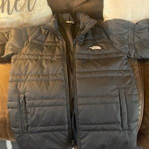 Boys Black Northface Winter Jacket L